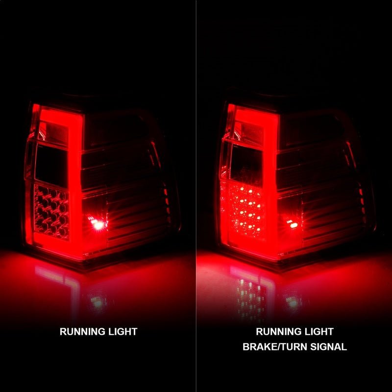 ANZO 07-17 For Expedition LED Taillights w/ Light Bar Chrome Housing Red/Clear Lens ANZO ANZ311410