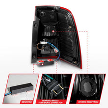 Load image into Gallery viewer, ANZO 07-17 For Expedition LED Taillights w/ Light Bar Chrome Housing Red/Clear Lens - Black Ops Auto Works