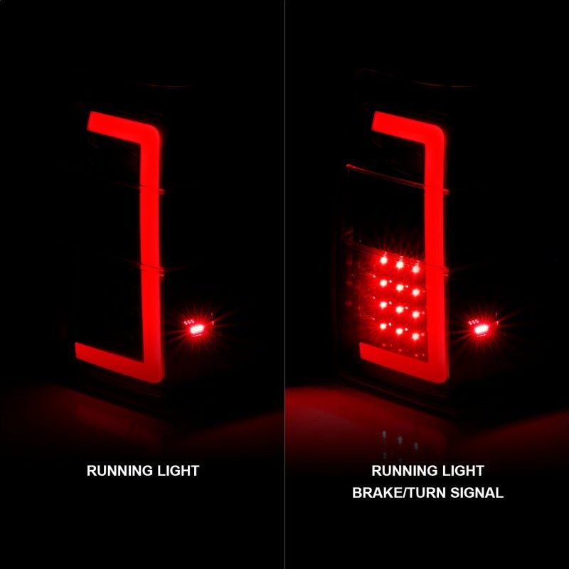 ANZO 07-17 Ford Expedition LED Taillights w/ Light Bar Black Housing Smoke Lens ANZO ANZ311409