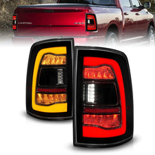 Load image into Gallery viewer, ANZO 09-18 Dodge Ram 1500 Sequential LED Taillights Smoke Black w/Switchback Amber Signal ANZO ANZ311472