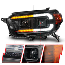 Load image into Gallery viewer, ANZO 10-13 Toyota 4Runner Projector Headlights - Black ANZO ANZ111602