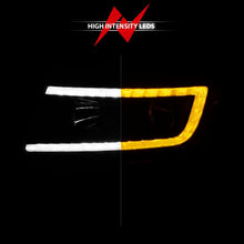 Load image into Gallery viewer, ANZO 11-13 Jeep Grand Cherokee (Factory Halogen Only) Projector Headlights w/Light Bar Swtchbk Black - Black Ops Auto Works