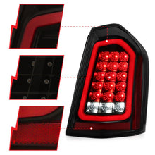 Load image into Gallery viewer, ANZO 11-14 Chrysler 300 LED Taillights Black w/ Sequential ANZO ANZ321343