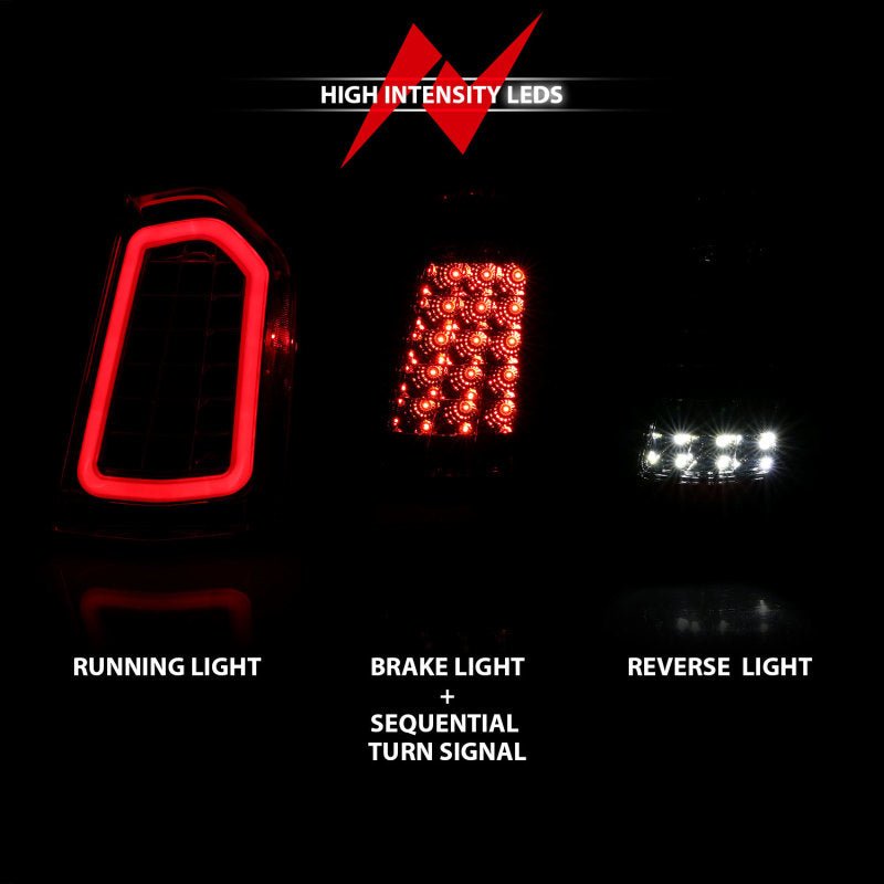 ANZO 11-14 Chrysler 300 LED Taillights Black w/ Sequential ANZO ANZ321343