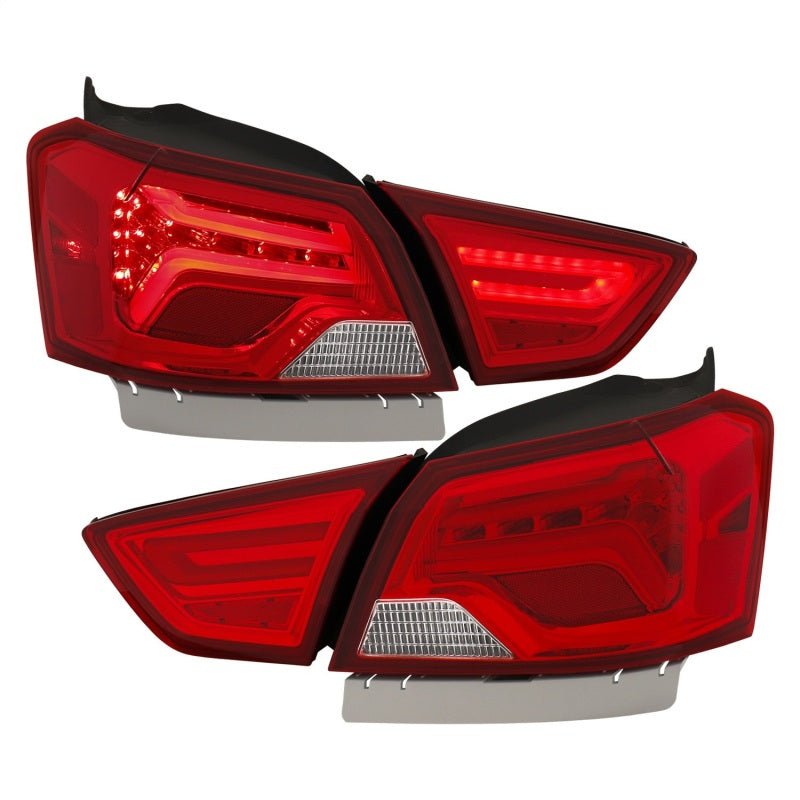 ANZO 14-18 Chevrolet Impala LED Taillights Red/Clear - Black Ops Auto Works