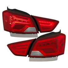 Load image into Gallery viewer, ANZO 14-18 Chevrolet Impala LED Taillights Red/Clear - Black Ops Auto Works