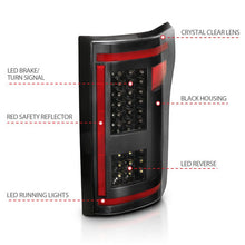 Load image into Gallery viewer, ANZO 15-17 Ford F-150 LED Taillights Black w/ Sequential ANZO ANZ311293