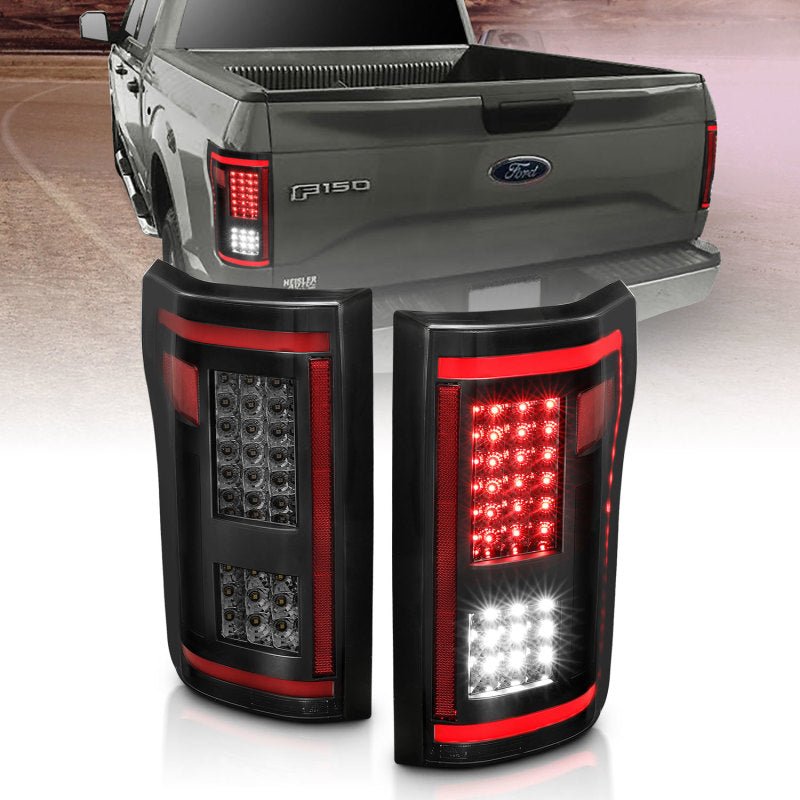 ANZO 15-17 Ford F-150 LED Taillights - Smoke ANZO ANZ311294