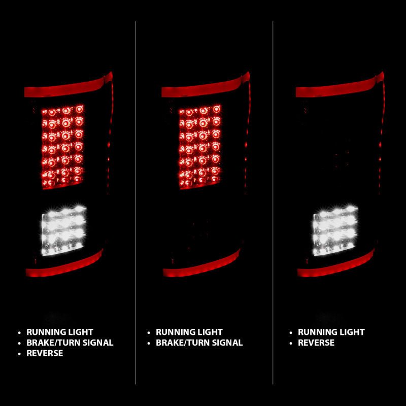 ANZO 15-17 Ford F-150 LED Taillights - Smoke ANZO ANZ311294