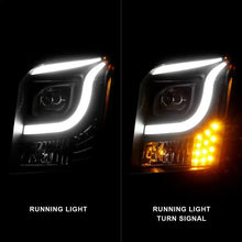 Load image into Gallery viewer, Anzo 15-17 GMC Yukon/Yukon XL Projector Headlights Black Housing/Clear Lens (w/ Light Bars) ANZO ANZ111535
