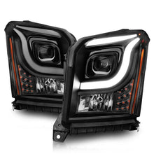 Load image into Gallery viewer, Anzo 15-17 GMC Yukon/Yukon XL Projector Headlights Black Housing/Clear Lens (w/ Light Bars) ANZO ANZ111535