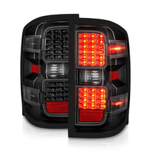 Load image into Gallery viewer, ANZO 15-19 Chevy Silverado 2500HD/3500HD (Factory Halogen Only) LED Tail Lights Black w/Clear Lens ANZO ANZ311423