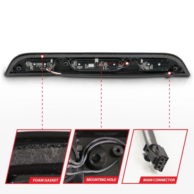ANZO 15-20 Ford F-150 - F-450 LED Third Brake Light - Black Housing/Smoke Lens ANZO ANZ531112