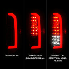 Load image into Gallery viewer, ANZO 15-21 GMC Canyon Full LED Tail Lights w/ Red Lightbar Black Housing Smoke Lens - Black Ops Auto Works