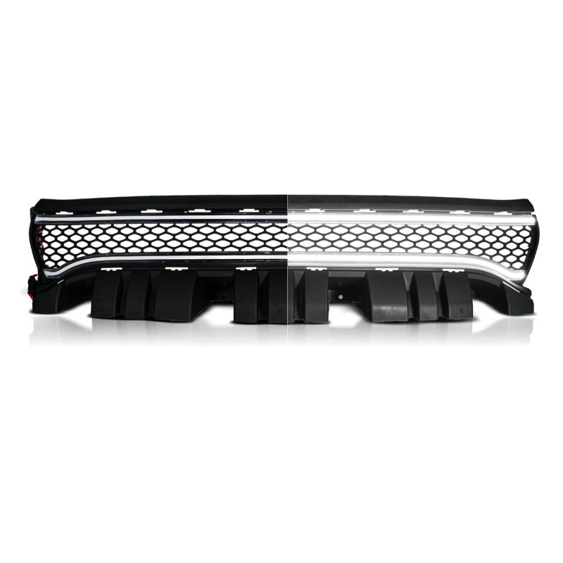 ANZO 15-23 Dodge Charger Black LED Grille w/ Initiation & Running Light/DRL Bar ANZO ANZ901028