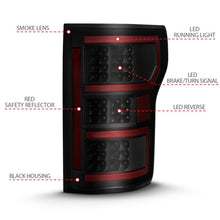 Load image into Gallery viewer, ANZO 18-19 Ford F-150 LED Taillight Black Housing Clear Lens Red Light Bar W/Sequential ANZO ANZ311314