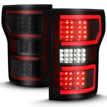 Load image into Gallery viewer, ANZO 18-19 Ford F-150 LED Taillight Black Housing Clear Lens Red Light Bar W/Sequential ANZO ANZ311314