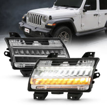 Load image into Gallery viewer, ANZO 18-19 Jeep Wrangler JL Halogen Chrome Clear w/ Sequential Signal ANZO ANZ511083