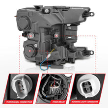 Load image into Gallery viewer, Anzo 18-20 Ford F-150 Full Led Projector Smoke Bar Style Headlights Black Amber ANZO ANZ111520