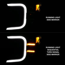 Load image into Gallery viewer, Anzo 18-20 Ford F-150 Full Led Projector Smoke Bar Style Headlights Black Amber ANZO ANZ111520
