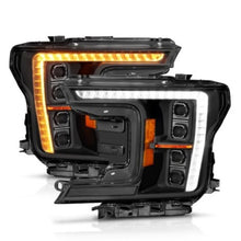 Load image into Gallery viewer, ANZO 18-20 Ford F-150 (w/Factory Halogen) Z-Series Full LED Proj Headlights Init/SeqSig - Pair ANZO ANZ111589X
