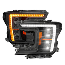 Load image into Gallery viewer, ANZO 18-20 Ford F-150 (w/Factory Halogen) Z-Series Full LED Proj Headlights Init/SeqSig - Pair ANZO ANZ111589X