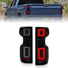 Load image into Gallery viewer, Anzo 19-21 Chevy Silverado Full LED Tailights Black Housing Smoke Lens G2 (w/C Light Bars) - Black Ops Auto Works