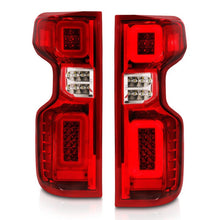 Load image into Gallery viewer, Anzo 19-21 Chevy Silverado Work Truck Full LED Tailights Chrome Housing Red Lens G2(w/C Light Bars) ANZO ANZ311419