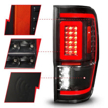 Load image into Gallery viewer, ANZO 19-22 Ford Ranger Full LED Taillights w/ Lightbar Sequential Signal Black Housing/Clear Lens ANZO ANZ311446