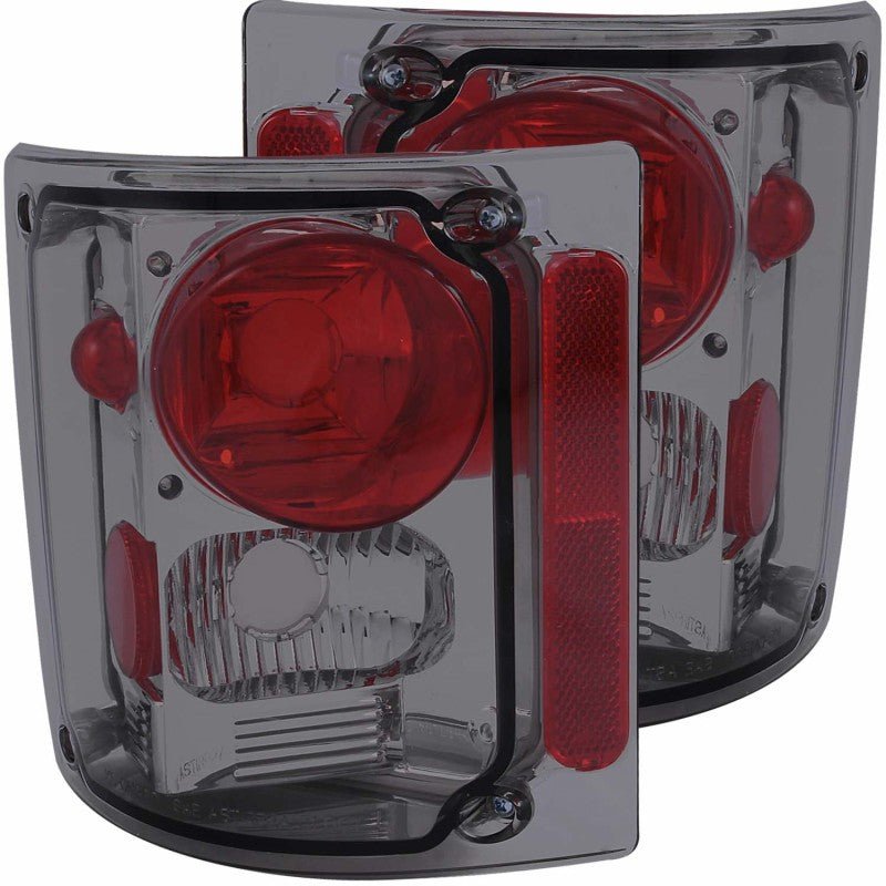ANZO 1973-1987 Chevrolet C 10 Taillights Smoke ANZO ANZ211153