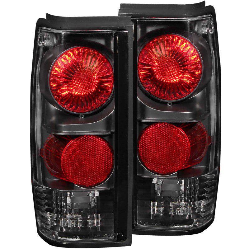 ANZO 1982-1994 Chevrolet S-10 Taillights Black ANZO ANZ211031