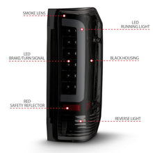 Load image into Gallery viewer, ANZO 1987-1996 Ford F-150 LED Taillights Black Housing Smoke Lens (Pair) ANZO ANZ311351
