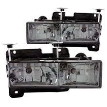 Load image into Gallery viewer, ANZO 1988-1998 Chevrolet C1500 Crystal Headlights w/ Smoke Lens ANZO ANZ111061