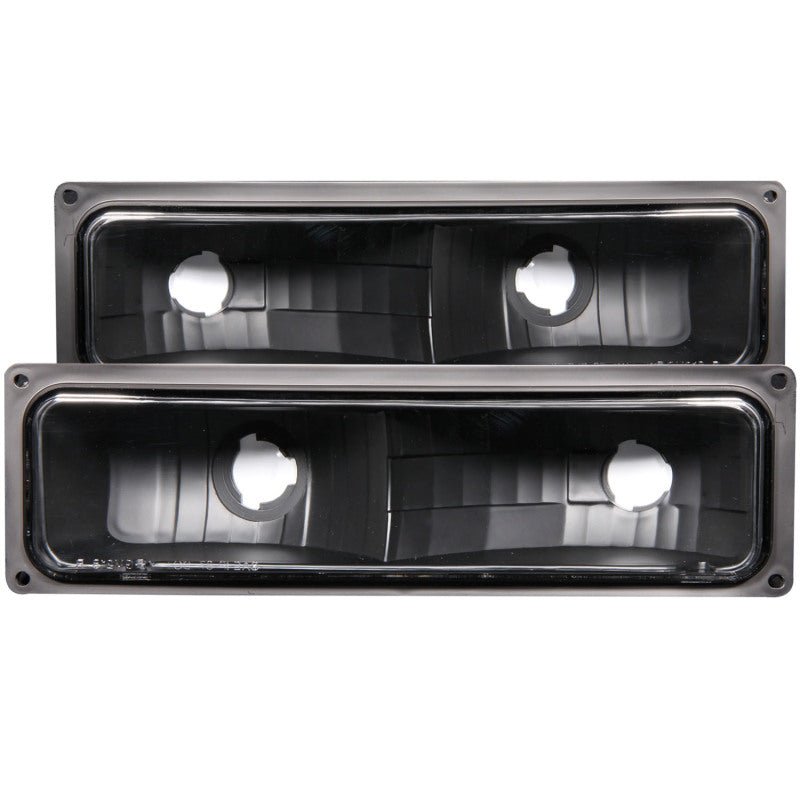 ANZO 1988-1998 Chevrolet C1500 Euro Parking Lights Black ANZO ANZ511053