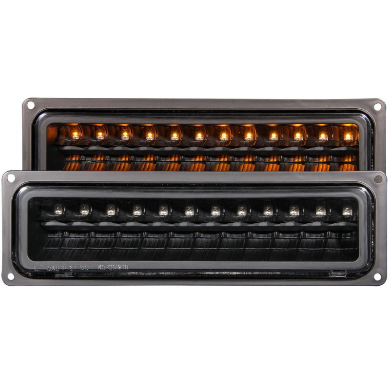 ANZO 1988-1998 Chevrolet C1500 LED Parking Lights Black ANZO ANZ511050