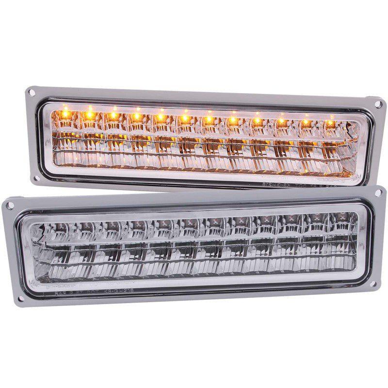 ANZO 1988-1998 Chevrolet C1500 LED Parking Lights Chrome ANZO ANZ511048