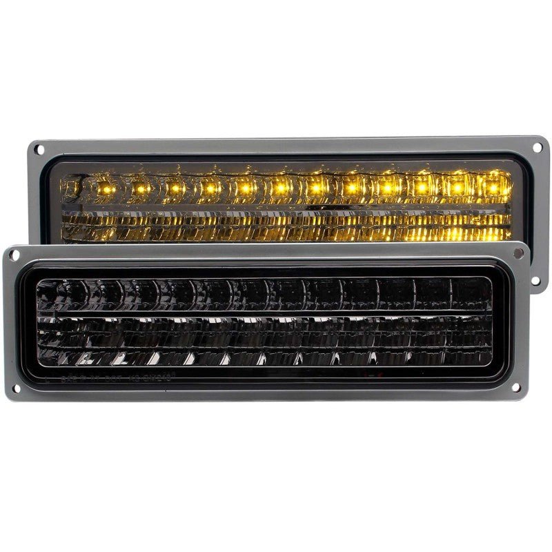 ANZO 1988-1998 Chevrolet C1500 LED Parking Lights Smoke ANZO ANZ511068