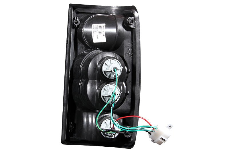 ANZO 1989-1995 Toyota Pickup Taillights Black - Black Ops Auto Works