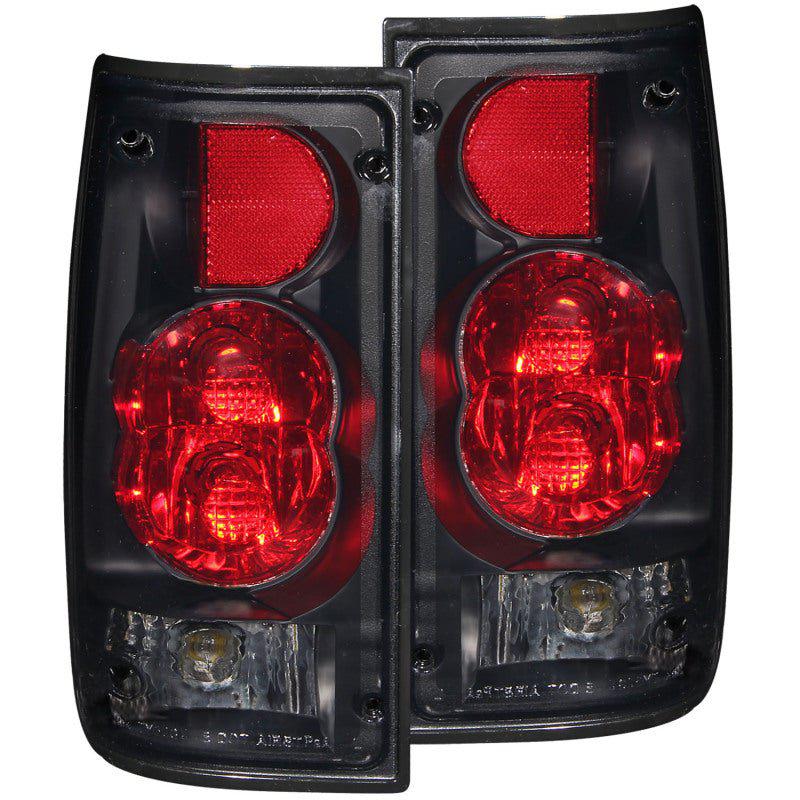 ANZO 1989-1995 Toyota Pickup Taillights Dark Smoke G2 - Black Ops Auto Works