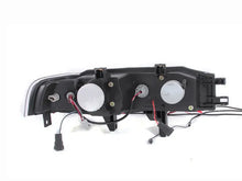 Load image into Gallery viewer, ANZO 1990-1993 Honda Accord Projector Headlights w/ Halo Black 1pc - Black Ops Auto Works