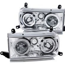 Load image into Gallery viewer, ANZO 1991-1994 Toyota Land Cruiser Crystal Headlights w/ Halo Chrome ANZO ANZ111092