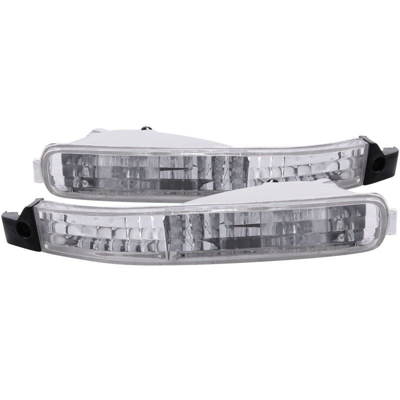 ANZO 1992-1993 Honda Accord Euro Parking Lights Chrome ANZO ANZ511007