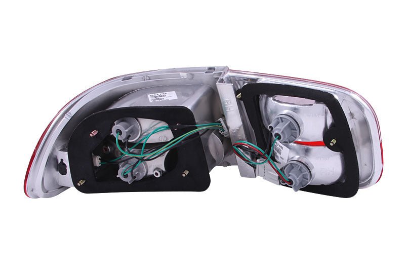 ANZO 1992-1995 Honda Civic Taillights Red/Clear ANZO ANZ221220