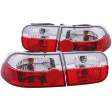 Load image into Gallery viewer, ANZO 1992-1995 Honda Civic Taillights Red/Clear ANZO ANZ221220