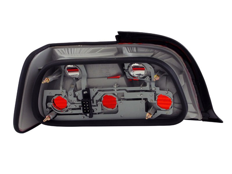 ANZO 1992-1998 BMW 3 Series E36 Coupe/Convertable Taillights Red/Clear ANZO ANZ221215