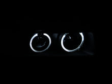 Load image into Gallery viewer, ANZO 1992-1998 BMW 3 Series E36 Projector Headlights w/ Halo Black G2 1 pc ANZO ANZ121325