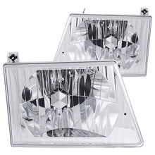 Load image into Gallery viewer, ANZO 1992-2006 Ford Econoline Crystal Headlights Chrome ANZO ANZ111026