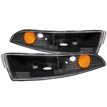 Load image into Gallery viewer, ANZO 1993-2002 Chevrolet Camaro Euro Parking Lights Black w/ Amber Reflector ANZO ANZ511045