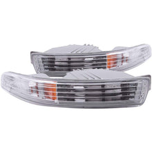 Load image into Gallery viewer, ANZO 1994-1997 Acura Integra Euro Parking Lights Chrome w/ Amber Reflector ANZO ANZ511020