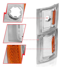 Load image into Gallery viewer, ANZO 1994-1998 Chevrolet Blazer Corner Lights Clear Lens w/ Amber Reflector ANZO ANZ521041